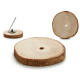 SUPPORT EN BOIS ROND DIAMETRE 16 CM