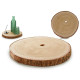 SUPPORT EN BOIS ROND DIAMETRE 29 CM