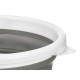 FOLDABLE WHITE GRAY BUCKET 10 L 