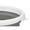 FOLDABLE WHITE GRAY BUCKET 10 L 