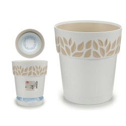 POT PLASTIQUE 20 CM CLOE BLANCHE