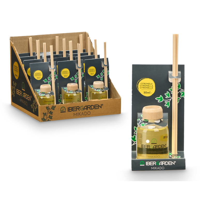 MIKADO 50ML CON VARILLA CITRONELA