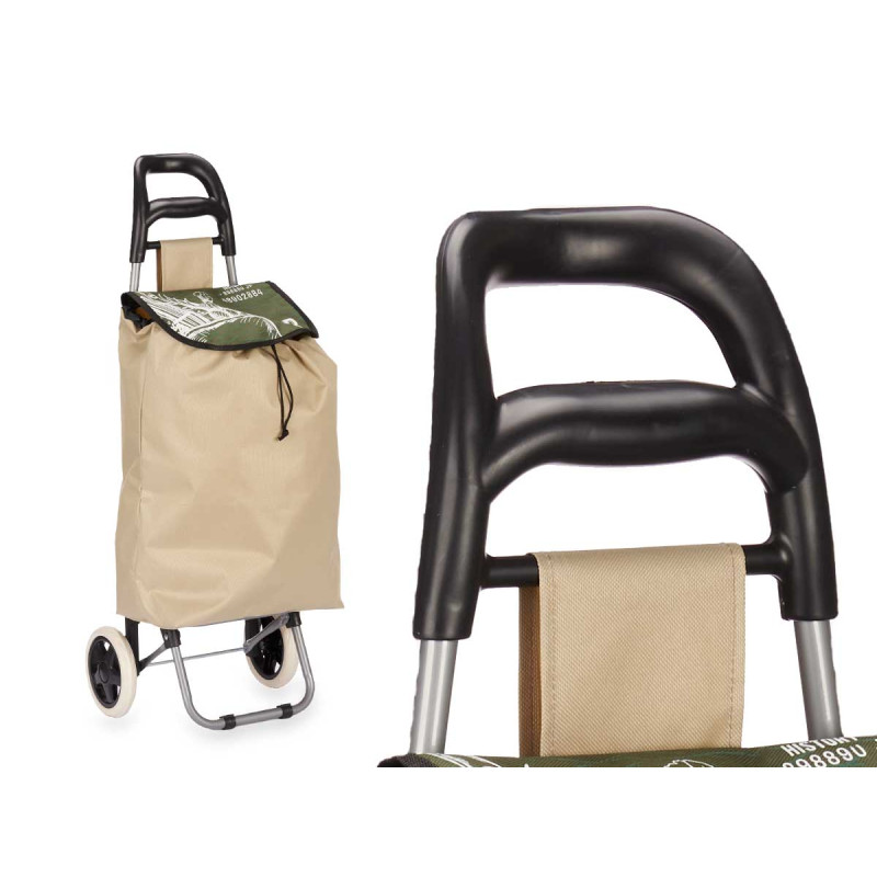 CARRELLO SPESA 2 RUOTE MARKET