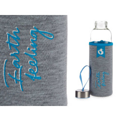 FLACONE IN NEOPRENE VETRO COL LABEL 500ML ASS 3