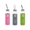 BOTELLA NEOPRENO CRISTAL GRIS ETIQUET 500ML SURT 3