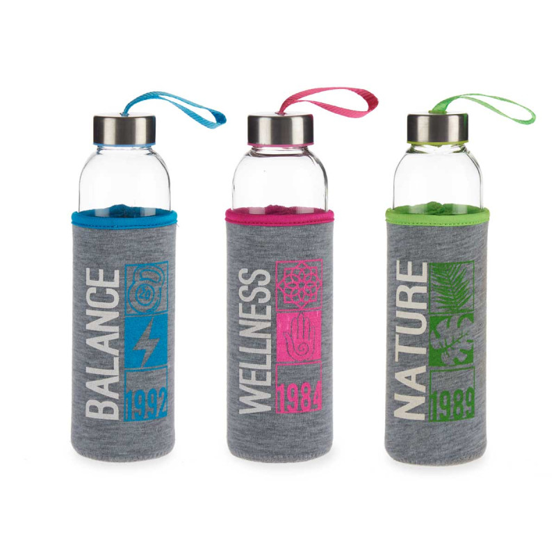 BOUTEILLE NEOPRENE VERRE GRIS 1989 500ML SET 3