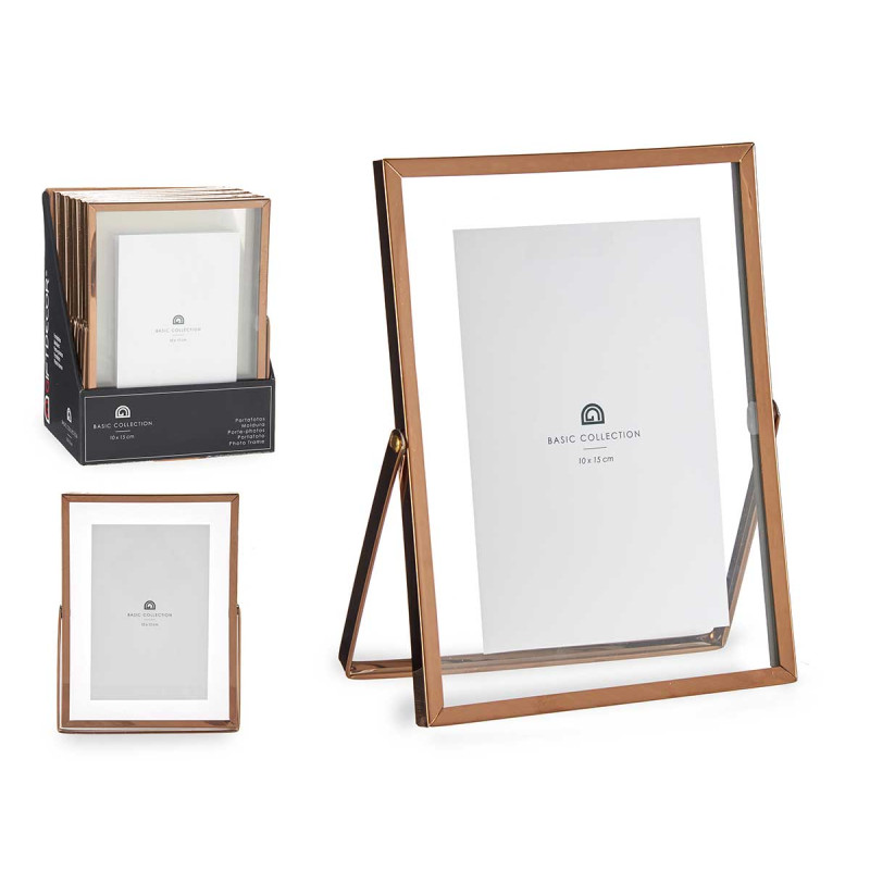 10X15CM COPPER METAL PHOTOFRAME