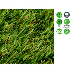 RELVA SINTÉTICA TRICOLOR CARPETE ROLO 20MM 1X2