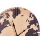 ROUND TABLE CLOCK WORLD MAP