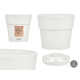 VASO PLASTICA 15 CM ETICA BIANCA