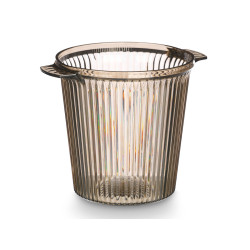 SECCHIELLO PER CHAMPANE RIGHE GRIGIO 2,2L