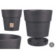 VASO PLASTICA 30 CM ETICA ANTRACITE 