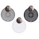 TAPIS ROND POUR ÉVIER  CAOUTCHOUC 31CM ASSORT 3