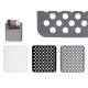 TAPIS CARRÉ POUR ÉVIER 28X31 CM ASSORT 3