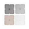 TAPIS D'ÉVIER CARRÉ 28CM ASSORTI 4