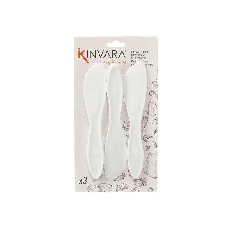 CUCHILLOS PLASTICO UNTAR 3 UNIDADES