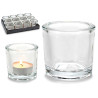 GLASS CANDLE HOLDER
