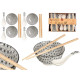 SET 12 PIECES WHITE SUSHI