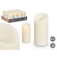 LARGE CREAM LED CANDLE 15CM