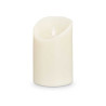 CANDELA LED ALTA LARGA CREMA