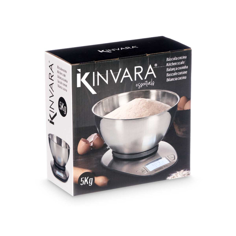 5KG STEEL DIGITAL SCALE WITH BOWL 