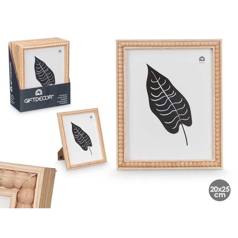 NATURAL BALL PHOTO FRAME 20 X 25 CM