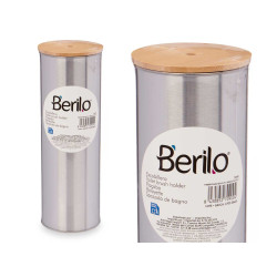 PIAÇABA AÇO COM TAMPA BAMBU