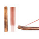 SET 50 BÂTONS D'ENCENS SUPPORT EN BOIS SANTAL