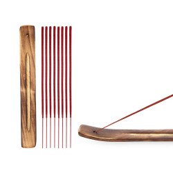SET 50 BASTONCINI INCENSO BASE LEGNO FRUTTI BOSCO