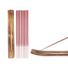 SET 50 BASTONCINI INCENSO BASE LEGNO FRUTTI BOSCO
