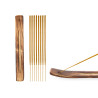 SET 50 BÂTONS D'ENCENS SUPPORT BOIS VANILLE