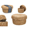 MEDIUM ROUND LID BASKET NATURAL