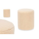 SHEEPSKIN POUF SMALL BEIGE