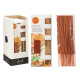 SET 50 BARRAS INCIENSO SOPORTE MADERA NARANJA JENG