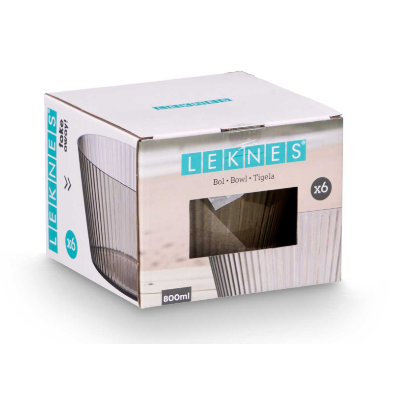 TAÇA PEQ CINZENTA RISCAS 800 ML