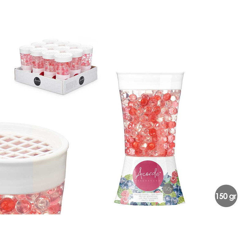BOULE DE GEL DÉSODORISANT 150GR FRUITS ROUGES 