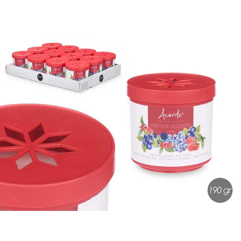GEL DÉSODORISANT 190GR FRUITS ROUGES 
