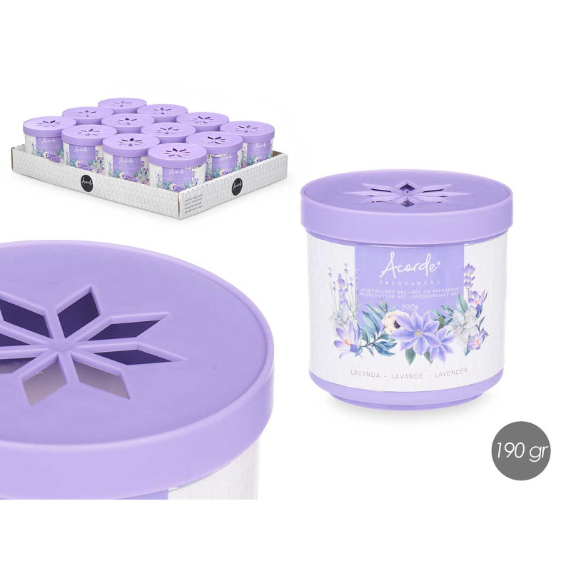 PROFUMATORE AMBIENTE GEL 190GR LAVANDA