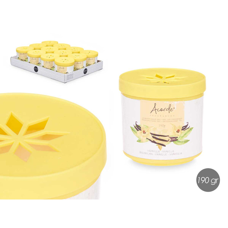 AIR FRESHENER GEL 190GR VANILLA