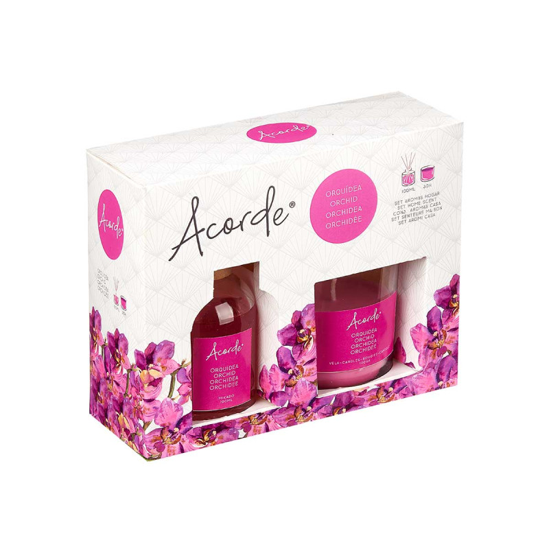 SET MIKADO 100ML CANDELA 30H ORCHIDEA