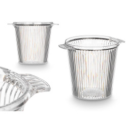 BALDE DE GELO TRANSPARENTE RISCAS 2,2L