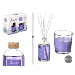 SET MIKADO 100ML CANDELA 30H LAVANDA
