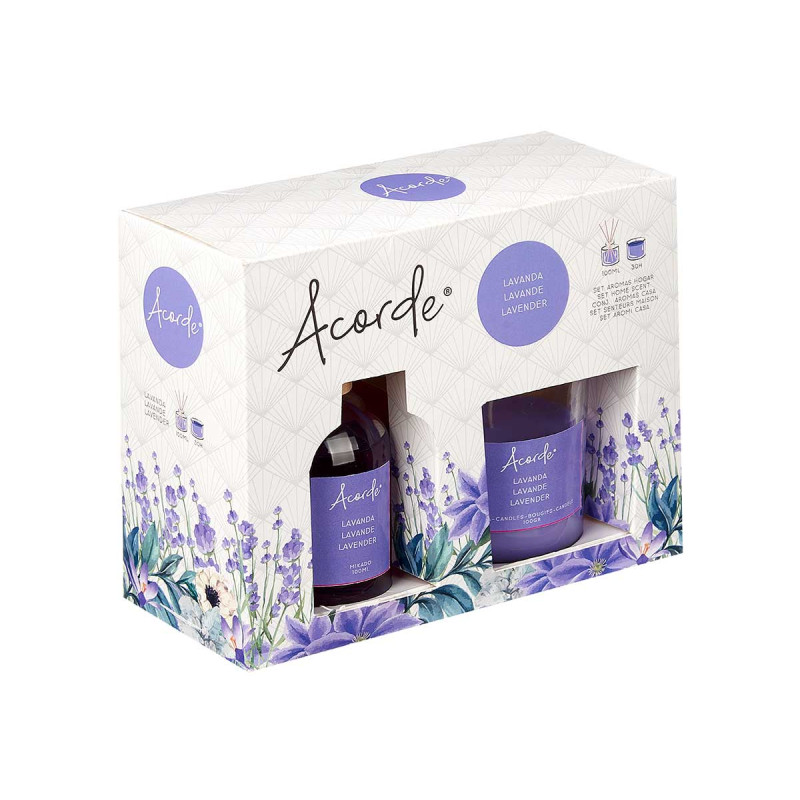 SET MIKADO 100ML CANDELA 30H LAVANDA