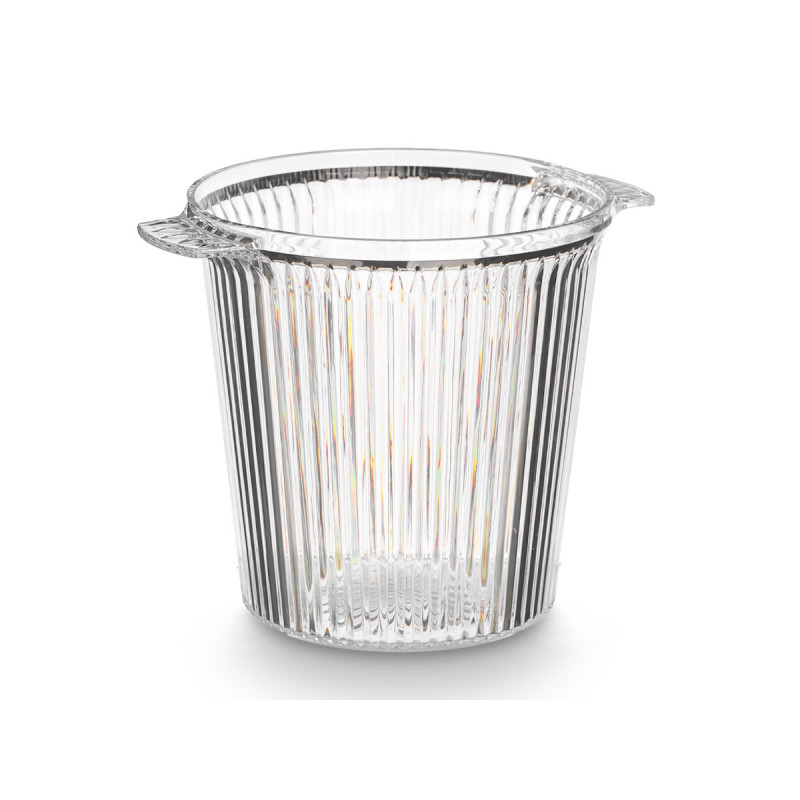 BALDE DE GELO TRANSPARENTE RISCAS 2,2L