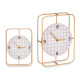 HORLOGE DE TABLE CADRE