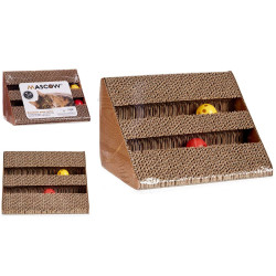GRIFFOIR PAPIER POUR CHATS AVEC CLOCHES 