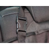 BLACK FABRIC PET SEAT COVER 