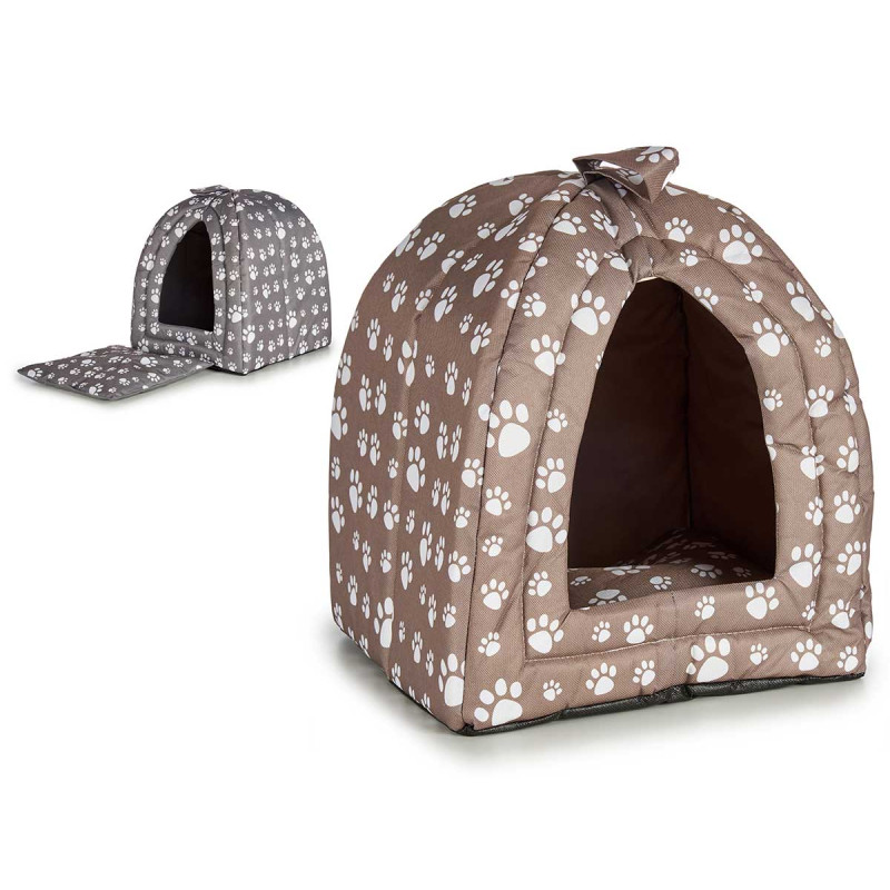 PET HUT TRIANGLE PAWS 2 COL MIX