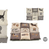 CUNA MASCOTA RECT BORDADA GR 2 COL MIX