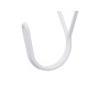 SET 3 HANGERS WHITE TRIANGLE